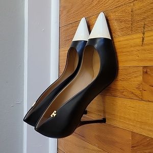 Tory Burch Penelope 85mm cap-toe pump